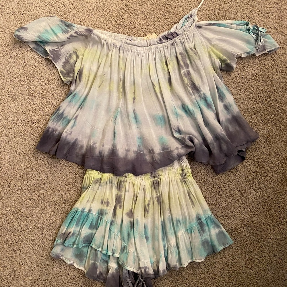 Surf Gypsy Tie Dye set Size Small - Picture 4 of 5